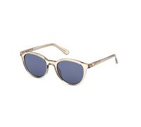 Guess Unisex GU5216 95V Sunglasses Injected Green Blue Round Normal