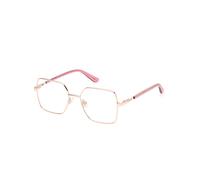 Guess Unisex Guess GU8288 028 Optical frames Metal Gold Squared Normal