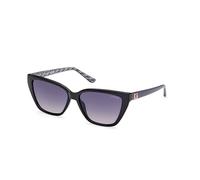 GUESS Unisex Sunglasses, shiny black, 58
