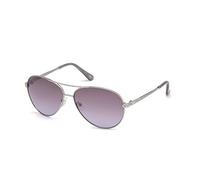 Guess Unisex's GU7470 10Z 60 Sunglasses, Nichel Stagno Chiaro LucSpecchiato