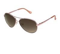 Guess Unisex's GU7470 28F 60 Sunglasses, Oro Rosã LucidoMarrone Grad