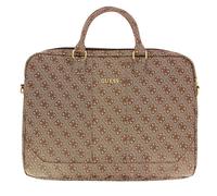 Guess UpTown 4G Shoulder Bag for Laptops, MacBooks, and 13-15" Tablets, Brown