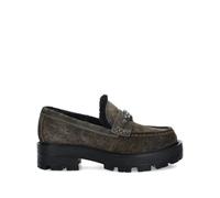 GUESS USA 45mm logo-plaque loafers - Grey 36-37-39-41