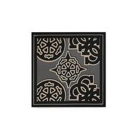 GUESS USA 4G peony logo-print polka-dot scarf - Black One Size