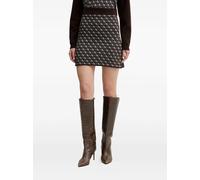 GUESS USA Aubrey 4G logo-print mini skirt - Brown XS-S-M-L-XL