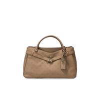 GUESS USA Ella logo-debossed satchel bag - Neutrals OS