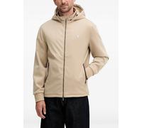 GUESS USA hooded logo-patch jacket - Neutrals S-XXL