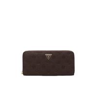 GUESS USA large Blake logo-embossed zip-around wallet - Brown One Size