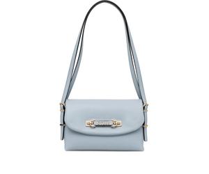 GUESS USA Lefia flap-front buckle shoulder bag - Blue One Size