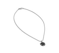 GUESS USA Lion King pendant box-chain necklace - Silver One Size