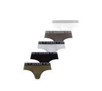 GUESS USA logo-waistband briefs (set of five) - Green S
