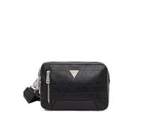 GUESS USA medium Torino triangle-logo messenger bag - Black OS