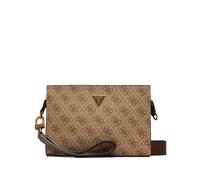 GUESS USA Milano logo-print shoulder bag - Neutrals OS