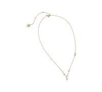 GUESS USA pearl crystal-embellished necklace - Gold OS