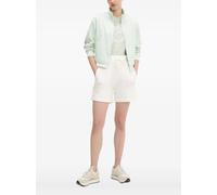 GUESS USA stripe-detail zip-up sweatshirt - Green S-M-L-XL