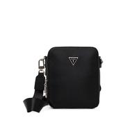 GUESS USA Torino saffiano-effect logo-plaque belt bag - Black OS