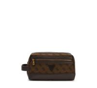 Guess Berlin Small Wash Bag Brown