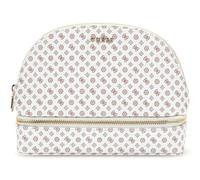 GUESS utility bag Dome Cosmetic Pouch L White Logo Multi