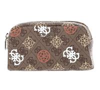 GUESS utility bag Double Zip Brown Multi