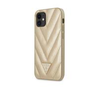 Guess V-Quilted Collection Gold case - iPhone 12 Mini