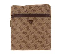 GUESS Vezzola Smart Crossbody Flat Bag Beige / Brown