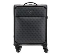GUESS Vezzola Travel 4 Wheels Cabin Suitcase 56 cm, coal, standard size