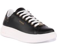 Guess Vibo Thick Sole Casual Shoes Lace Up Womens Trainer Black UK 3 - 8