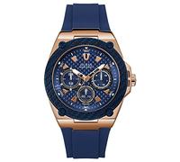 Guess W1049G2 Men's Analogue Quartz Steel 316 L Watch, Blue, One Size, Strap, Blue, Taille Unique, Strap