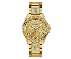 GUESS W1156L2 Lady Frontier Gold Plated Stone Set Bracelet Watch - W98101