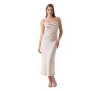 Guess W6rk50wj732 Sleeveless Midi Dress Beige XL Woman