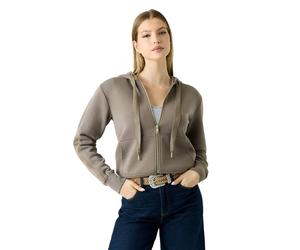 Guess W6yq16k4354 Hoodie Beige L Woman