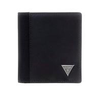 GUESS Berna Men's Leather Wallet, Black, 9 x 10.5 x 2.5 cm, with RFID Protection, 5 Card Slots
