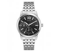 Guess Watches Guess Gents Emerson Black Dial Stainless Steel Watch
