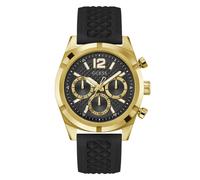 Guess , Resistance Multifunction Watch Black Gold ,Yellow male, Sizes: ONE SIZE