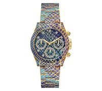 GUESS Stainless Steel Analog Multicolor Dial Women's Watch-Gw0752L1, Band Color:Multicolor, Multicolor, Modern