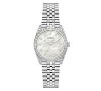 Guess Watches Womens Jada White Mother of Pearl Dial Silver-Tone Stainless Steel Bracelet Watch GW1099L1 | Acotis - Stainless Steel / Mineral Glass