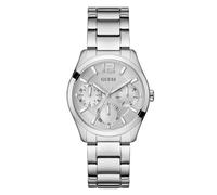 Guess Watches Zoe Silver Tone Stainless Steel Watch - Recycled Steel / Mineral Glass / Stainless Steel