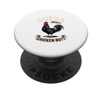Guess What Chicken Butt Classic Kids Joke Design PopSockets Adhesive PopGrip