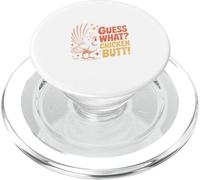 Guess What Chicken Butt Classic Kids Joke Design PopSockets PopGrip for MagSafe