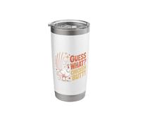 Guess What Chicken Butt Classic Kids Joke Design Stainless Steel Insulated Tumbler