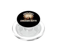 Guess What Chicken Butt Funny Chicken Lover Graphic PopSockets PopGrip for MagSafe