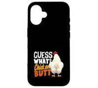 Guess What Chicken Butt Funny Retro Humor Joke Kids Case for iPhone 16