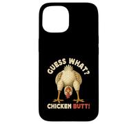 Guess What Chicken Butt Meme Funny Chicken Farmer Case for iPhone 15