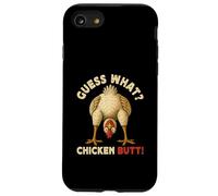 Guess What Chicken Butt Meme Funny Chicken Farmer Case for iPhone SE (2020) / 7/8