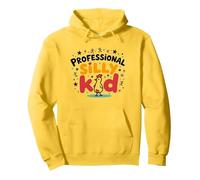 Guess What Chicken Butt Professional Silly Kid Humor Pullover Hoodie, Adult Unisex, Lemon, XL
