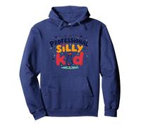 Guess What Chicken Butt Professional Silly Kid Humor Pullover Hoodie, Adult Unisex, Navy, L