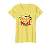 Guess What Chicken Butt Professional Silly Kid Humor T-Shirt, Women, Lemon, S