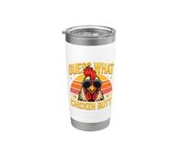 Guess What Chicken Butt Retro Silly Playground Retort Stainless Steel Insulated Tumbler