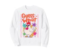 Guess What Chicken Funny Rooster Sunglasses Sweatshirt