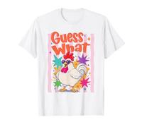 Guess What Chicken Funny Rooster Sunglasses T-Shirt